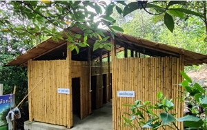 รับเหมางานห้องน้ำไม้ไผ่